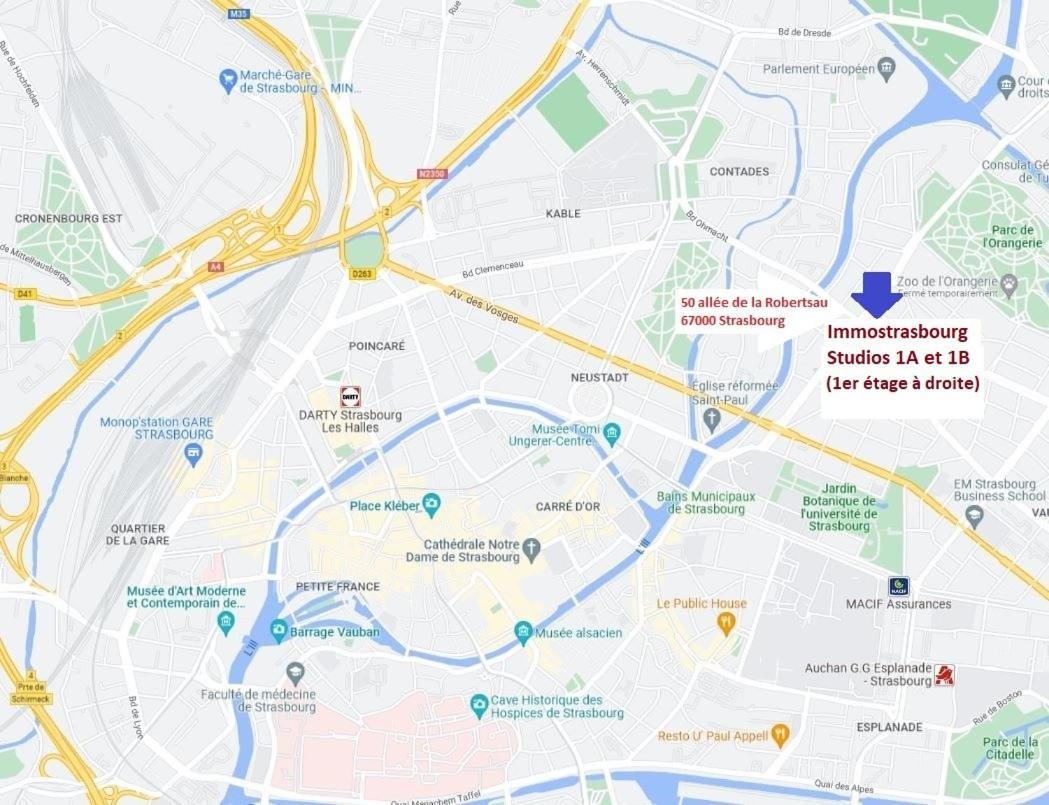Immostrasbourg - Hebergements De Tourisme Classes Proche Centre Et Conseil D'europe Apartment